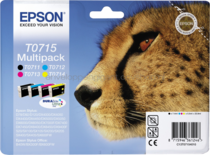 Epson T0715 multipack zwart en kleur