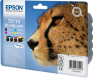 Epson T0715 multipack zwart en kleur