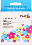 FLWR Brother LC-421XL geel
