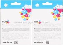 FLWR Brother LC-1100BK 2-pack zwart