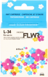 FLWR Lexmark 34XL zwart