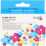 FLWR Epson T0712 cyaan