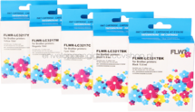 FLWR Brother LC-3217 Multipack zwart en kleur