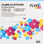 FLWR Epson 603XL Multipack zwart en kleur
