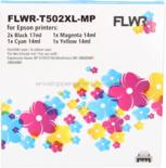 FLWR Epson 502XL Multipack zwart en kleur