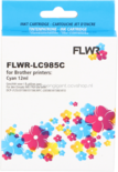 FLWR Brother LC-985C cyaan