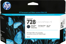 HP 728 mat zwart